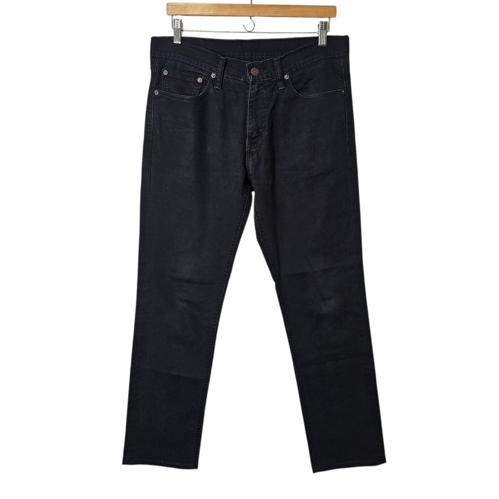 Levi's 541‎ Straight Fit Jeans Men's Size 30x32 Black Denim Pants Stretch ~